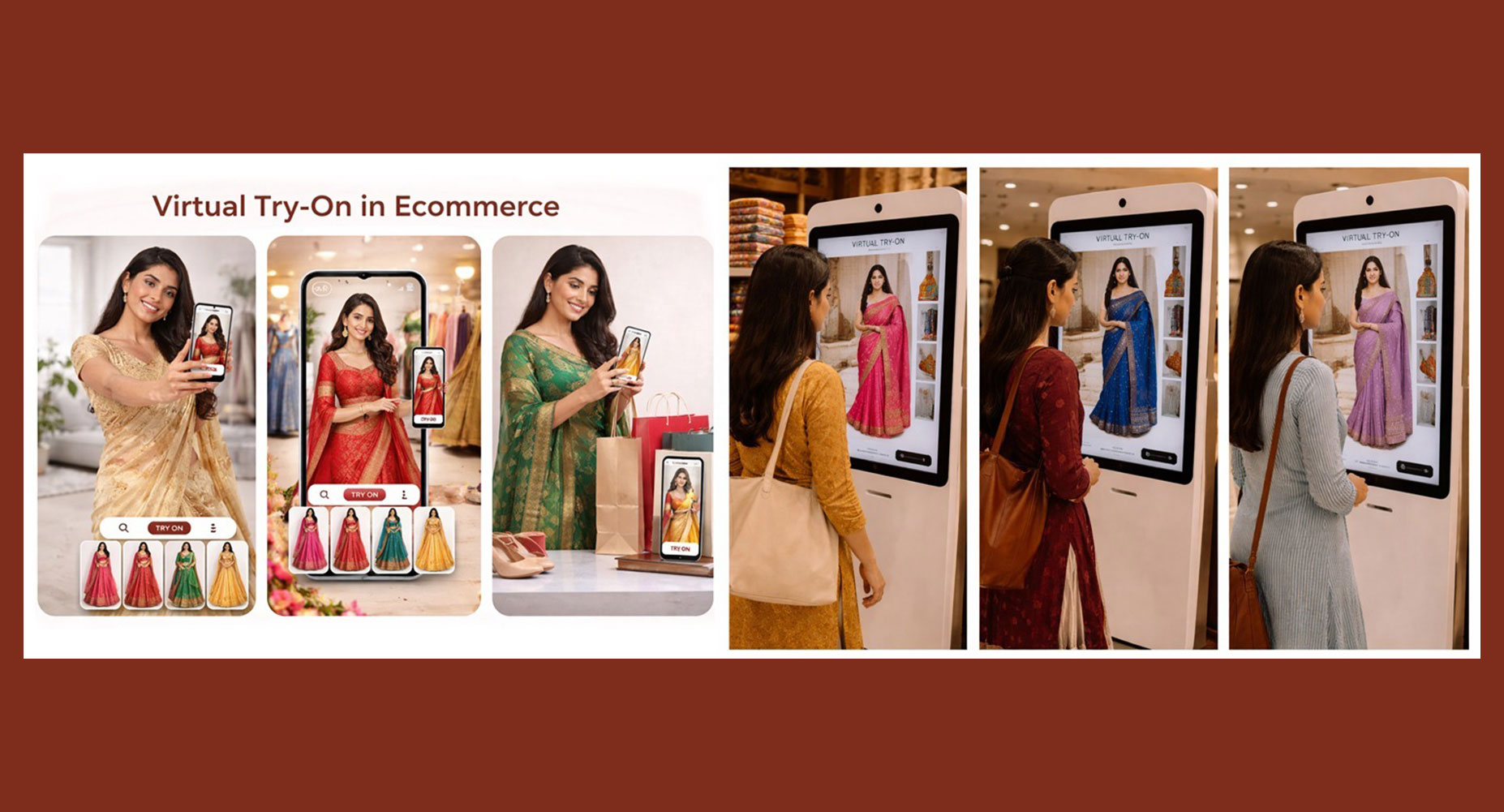 How to Coordinate Virtual Try-On in Ecommerce Website for Sarees & Clothing