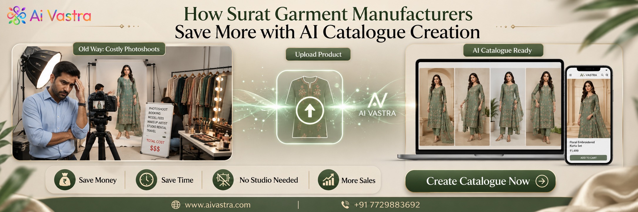 How Does AI Catalogue Creation Actually Cut Costs for Surat Fashion Brands