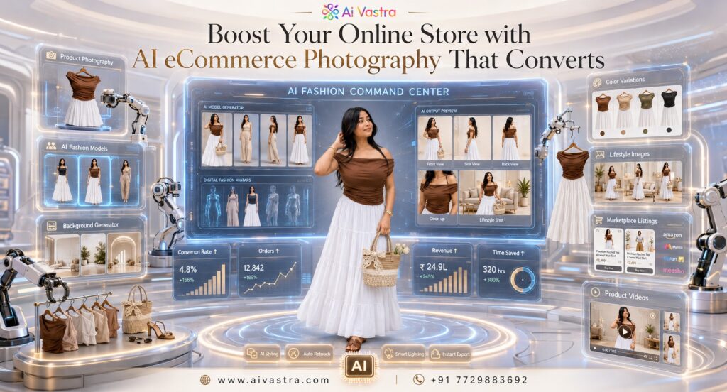AI eCommerce Photography: How to Improve Online Store Conversions