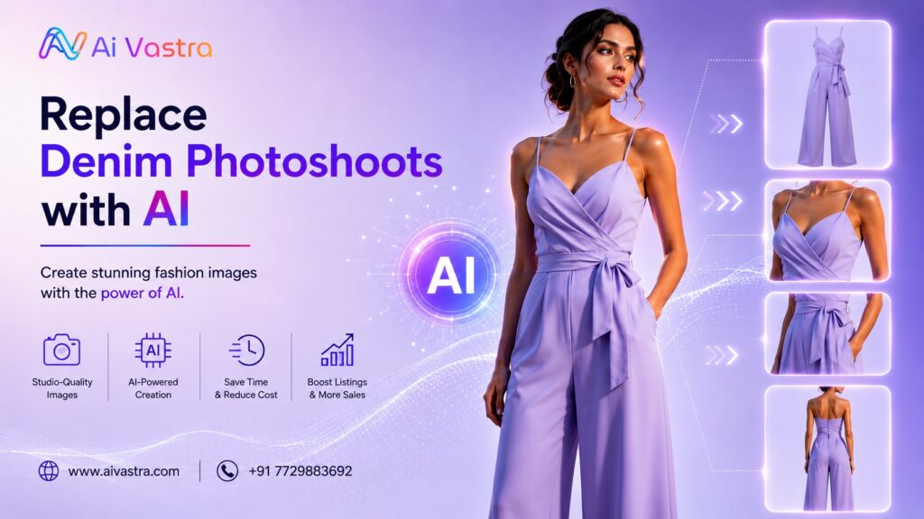 AI Denim Catalogue Creation: How Jeans and Denim Brands Can Replace Expensive Photoshoots with AI