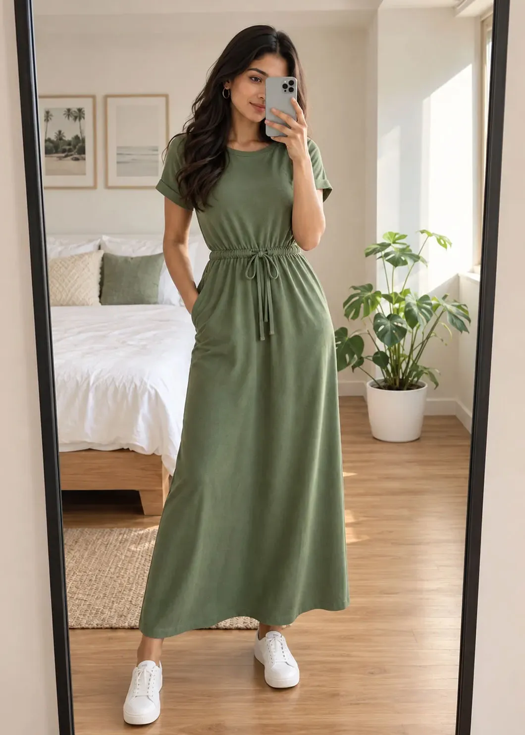 AI places the outfit on the shopper's photo in seconds