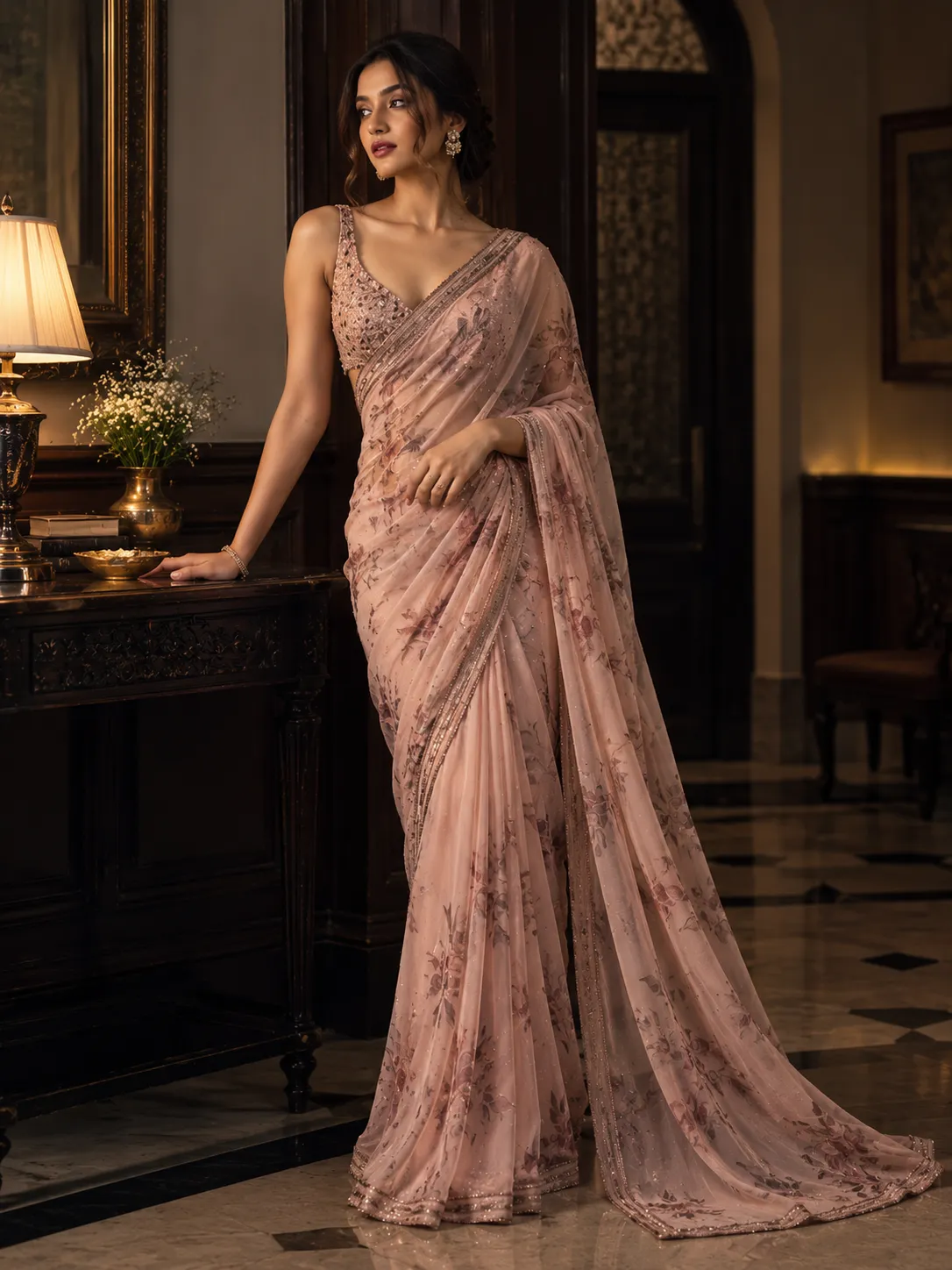 Georgette Saree Image