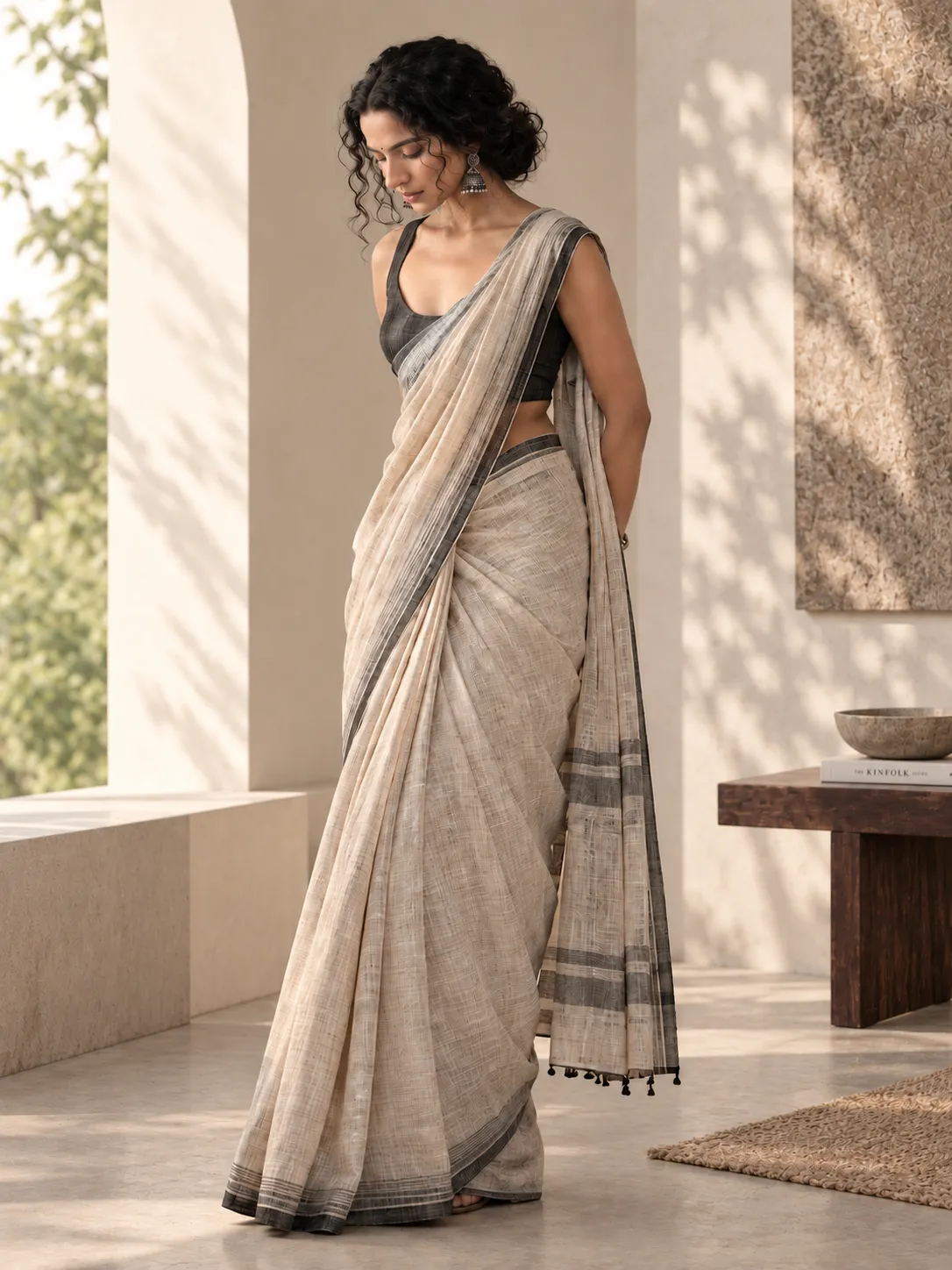 Linen Saree Image