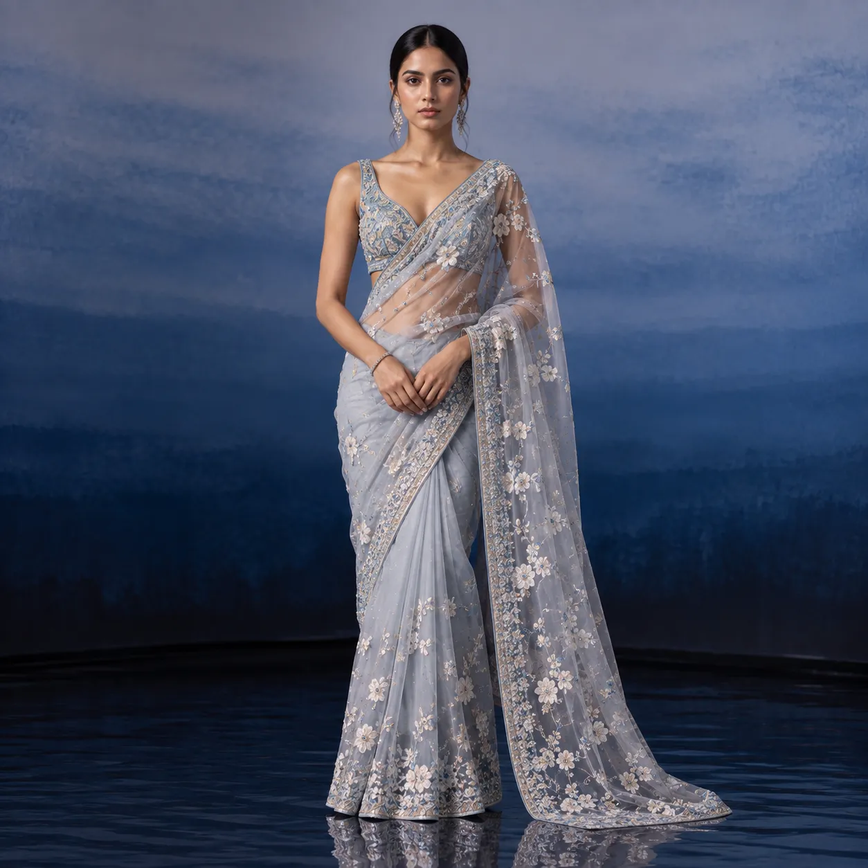 Organza Saree