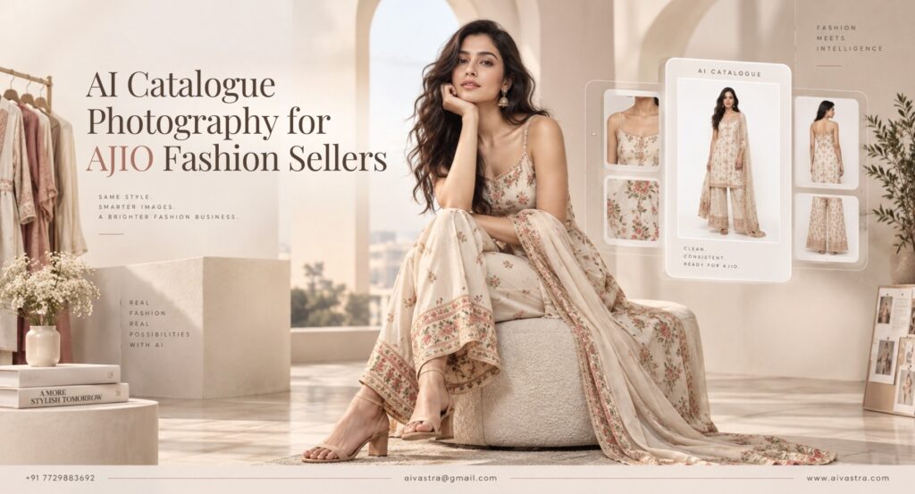 AI Catalogue Images for AJIO Fashion Sellers India