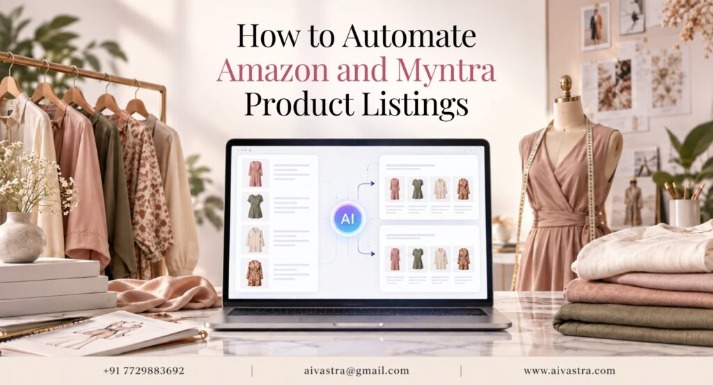 Auto-Generate Amazon & Myntra Listings with AI