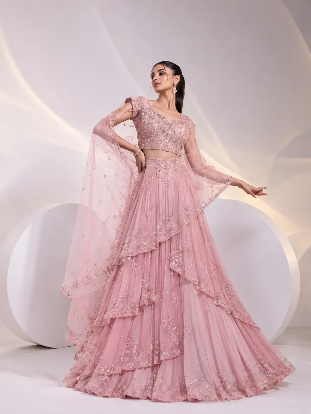 Layered Lehenga Image