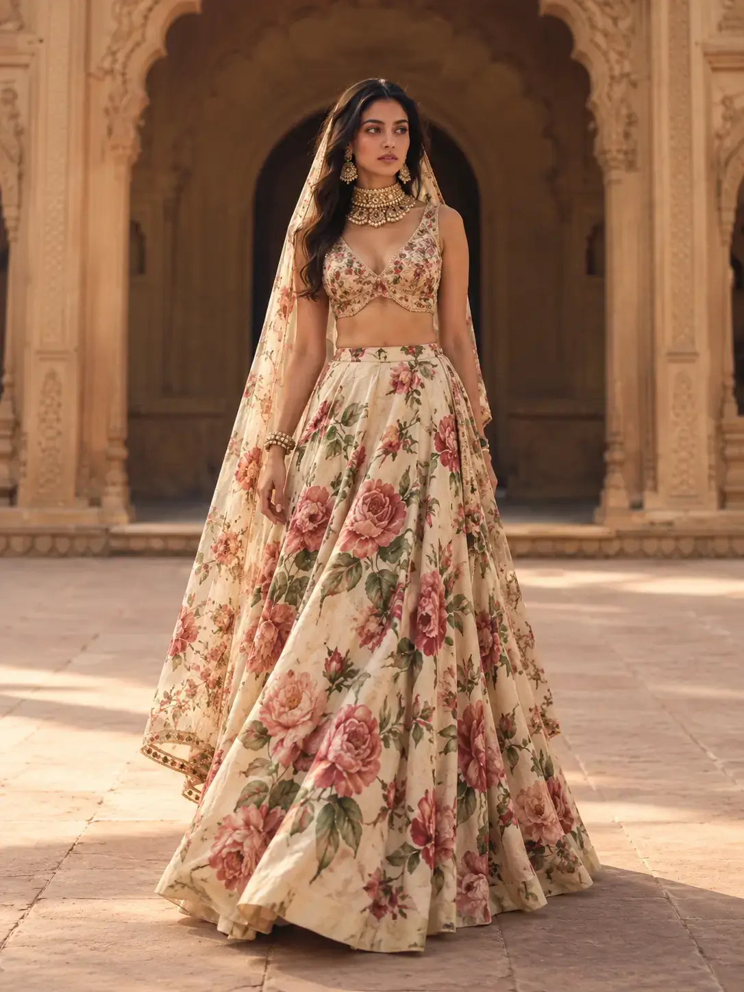 Printed Lehenga Image