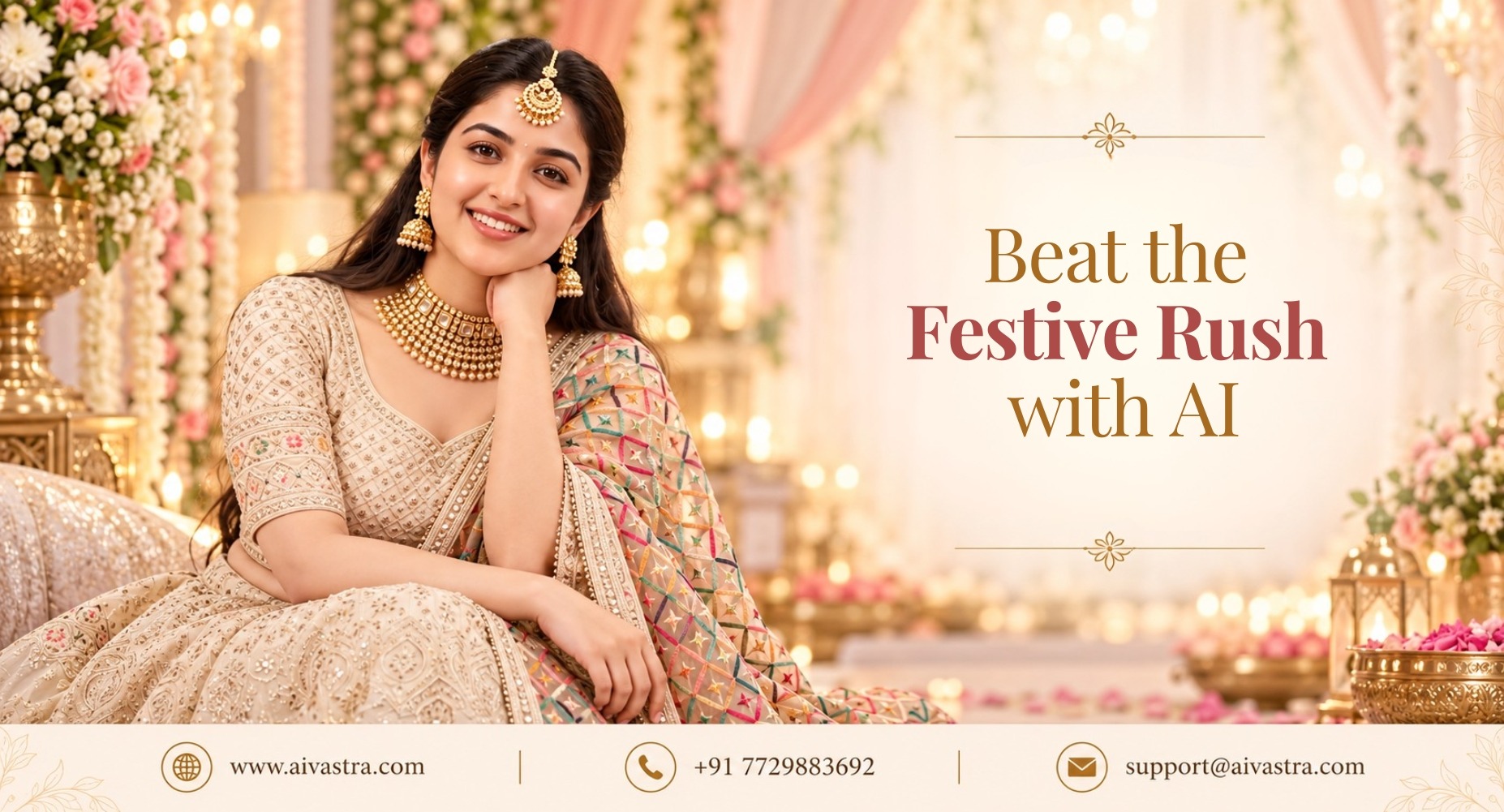 Launch Your Diwali Saree Collection 10 Days Early with AI