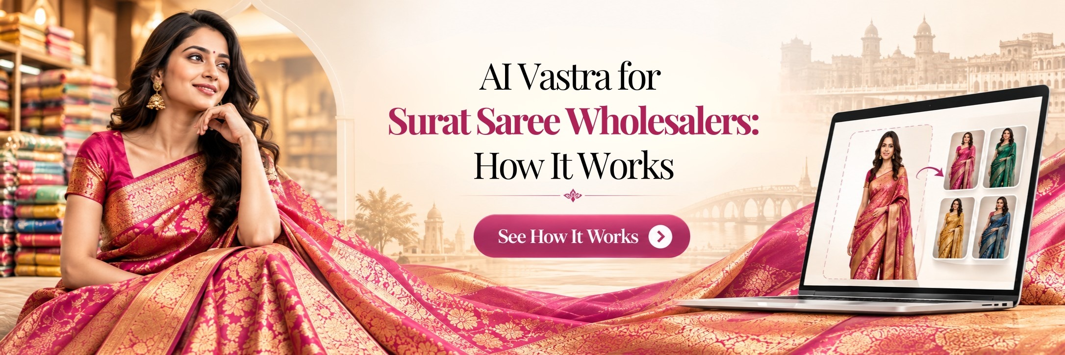 AI Vastra for Surat Saree Wholesalers: How It Works