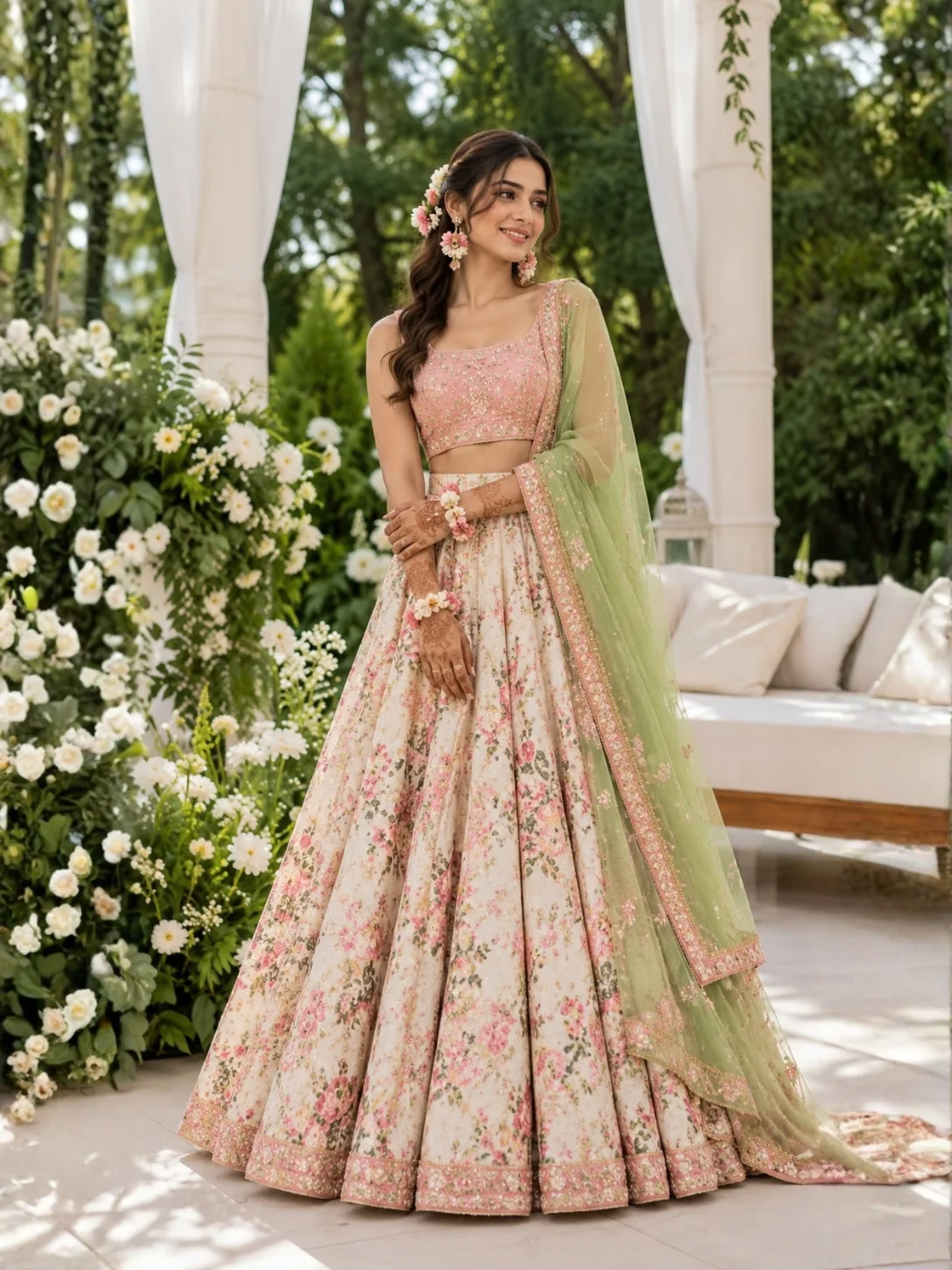 Mehendi Outfit Image